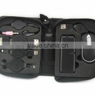Fashion Usb Travel Kit Included Usb Hub+earphone+RJ45 Connector+mini Mouse+mini 5p Cable photo-4