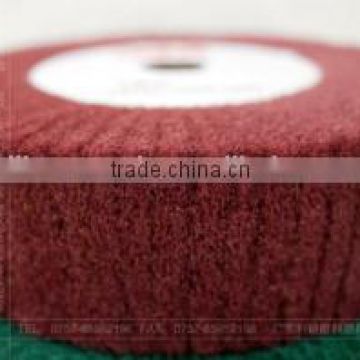 Abrasive non woven flap brush wheel