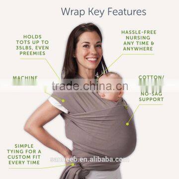 Baby Carrier Wrap , Soft & Breathable Baby Holder - Lightweight, Stylish Sling For Newborns/Infants photo-4