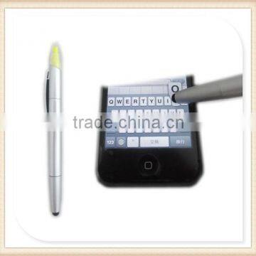 2IN1 stationery stylus mobile touch screen promotion pen