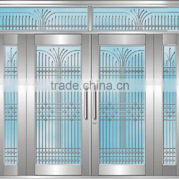 Security entrance steel door