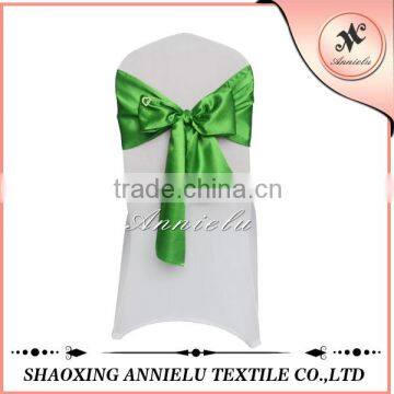 Various color wedding satin cheap chair sash wholesale