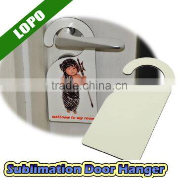 Factory Wholesale Sublimation blank MDF Door Hanger