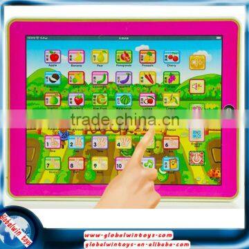 3d learning pad gw-tys2921g-g chinese and english toys funny fruits cognition teaching for kids