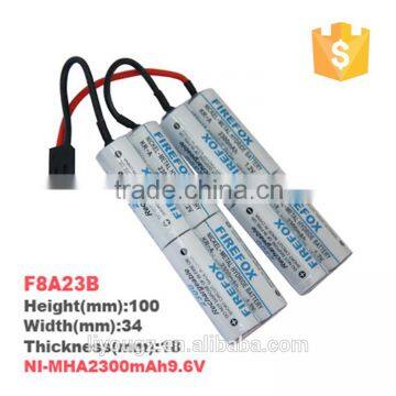 HOT!!! FireFox high Power airsoft A 9.6v 2300mah Battery rechargeable battery gun battery