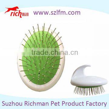 New pet pin brush, hair grooming tool for small and large pet