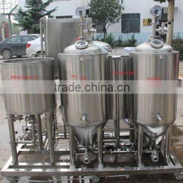 Small bottled filling equipment draft beer brewery machine of RJ for sale BEST QUALITY