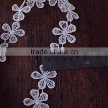 Water Soluble Jacquard Ribbon Lace Trimming