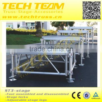 4x4ft, 4x8ft High Quality Portable Stage , Mobile Stage , Wedding Stage