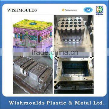 Best Sell Desgin 20 bottles injection beer crate mold