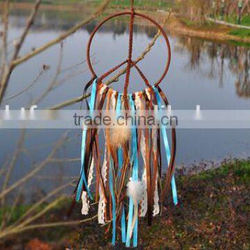 Tribal Large Dream Catcher - Gypsy Fringe White Crocheted Mandala - Aztec Dream Catcher - Bohemian Crochet Dream Catcher