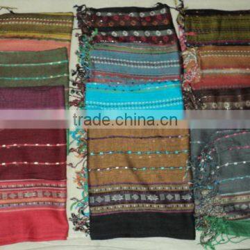 viscose stoles scarves indian stripes model