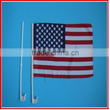 75D polyester flag,USA promotional car flag,car mirror cover flag