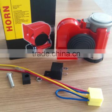 high quality electric air pressure horn 12v motorcycle with pump air horn