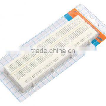 2014 hot sell white ABS metal reed 740 points breadboard universal electronic board