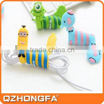 Hot Sales Cute Cartoon Cable Winder for Headphones,Chargers and USB Cables photo-3