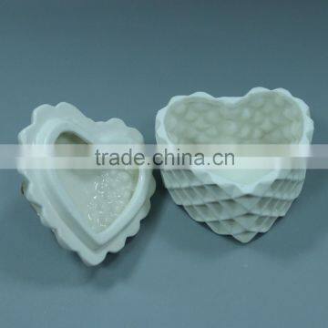 Love the Style Ceramic Jewelry Basket Stripe Decoration Box photo-2