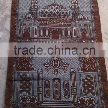 2015 100%chenille Jacquard Woven Muslim Prayer Rug Mat photo-4