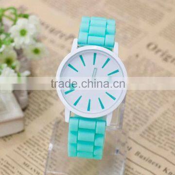 Fashion Summer Candy Color Electronic Quartz Movement Silicone Watches photo-5