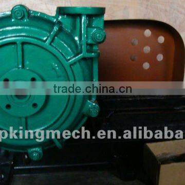 Corrosive industry rubber lined slurry pump