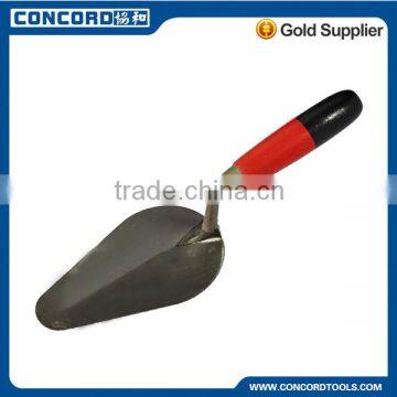 8'' Metal End Cap Steel Bricklaying Trowel natural Wooden Handle, Building Tools