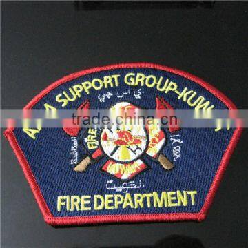 Clothing Badge Embroidery / Hand Embroidered Badge by Machine / Kuwait Officer Embroidery Badge