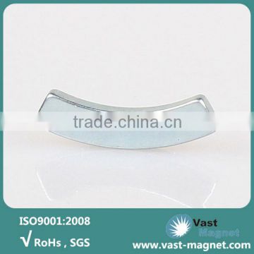 Strong small arc n50 neodymium magnet for motor