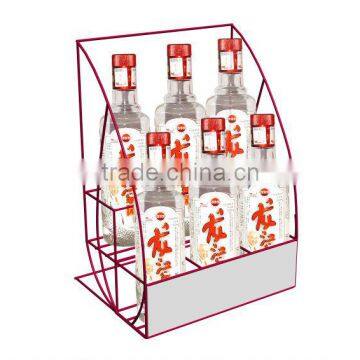 ML-11050 Durable steel displays for carbonated beverages/Promotion supermarket bottle display, supermarket fruit juice display