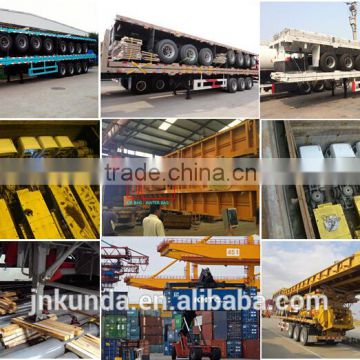 CIMC Hot sale Competitive price high quality 2016 new 3 axle 20ft 40ft skeleton container semi trailer for Nambia