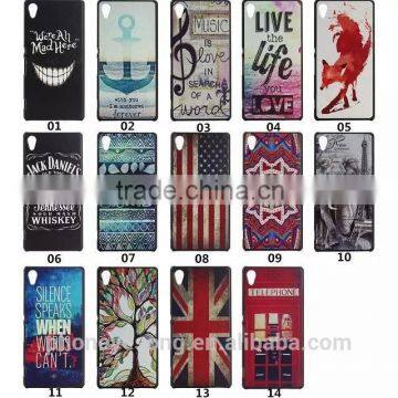 New design Customized printing pc phone case For SONY Z4
