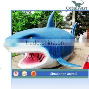 Shark fiberglass animal from zigong manufacturer