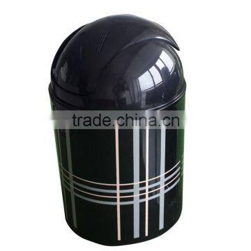 Household plastic decorative trash can