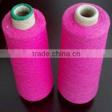 Dyed cotton polyester blended weaving recycled yarn