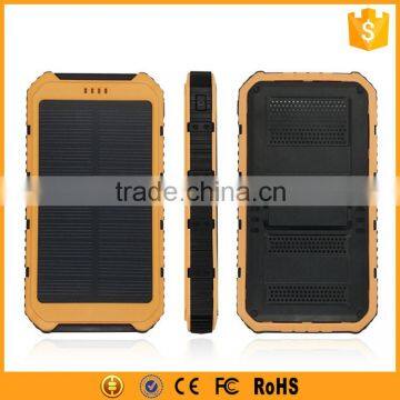 Host Sale Outdoor 8000mAh Solar Panel Power Bank