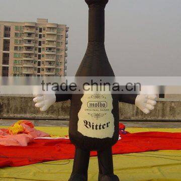 giant inflatable beer bottle