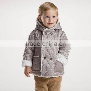 DB2696 dave bella 2015 autumn winter infant coat baby boy down jacket padded jacket outwear boys down coat down jacket