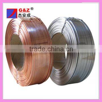 Galvanized corrugate box stitching flat wire