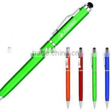 promotional twist plastic touch screen pen