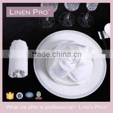 LinenPro Disposable Fancy Wedding Monogrammed Linen Napkin photo-5