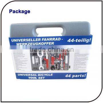 Repair Work of Tyres Brakes Chains 44pcs Carbon Steel Materials Professional Bike Bicycle Repair Tool Set Quality Choice