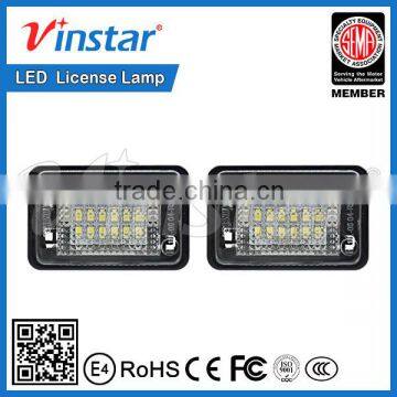 18-SMD LED High Power 12v IP67 waterproof led license plate light for Ben.z GLK X204