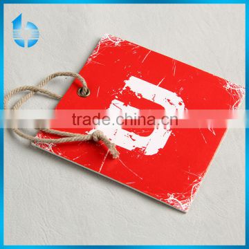 Asia passed BSCI factory supply large quantity of paper board tag with foil printed for barong tagalog