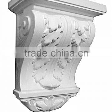 2016 Polystyrene High Quality beautiful PU decorative corbel wood carved