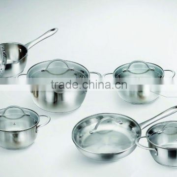 stainless steel kitchen pot and pan sets