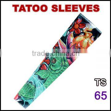 TS65 Favorites Compare 92% nylon and 8% spandex multi colors customized logo tattoo sleeves t-shirt