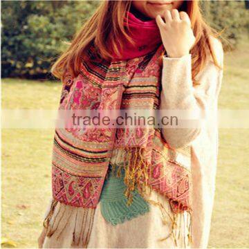 2014 Latest Fashion Trend Hot-selling Autumn Winter Acrylic Shawl Scarf photo-3