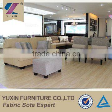 stock fabric sofa set/ hotel 3-seaters