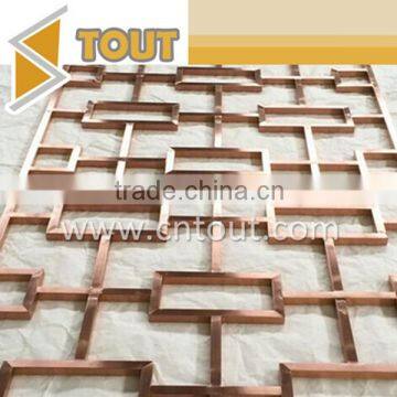 Hotel Decoration Stainless Steel Byobu