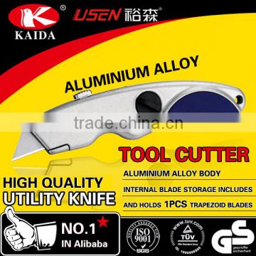 MADE IN CHINA 3PCS BLADES Trapezoid blade Aluminium Alloy UTILITY KNIFE