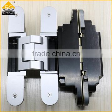 middle-duty zamak hinge 3D adjust 180 degree opening conceal hinge of security door